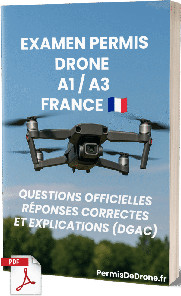 Examen Permis Drone A1/A3 France – Questions Officielles, Réponses Correctes et Explications (DGAC)