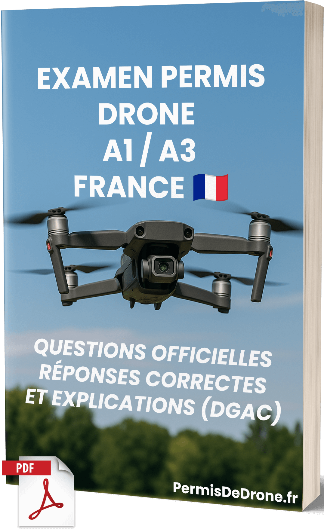 Examen Permis Drone A1/A3 France – Questions Officielles, Réponses Correctes et Explications (DGAC) – Image 1