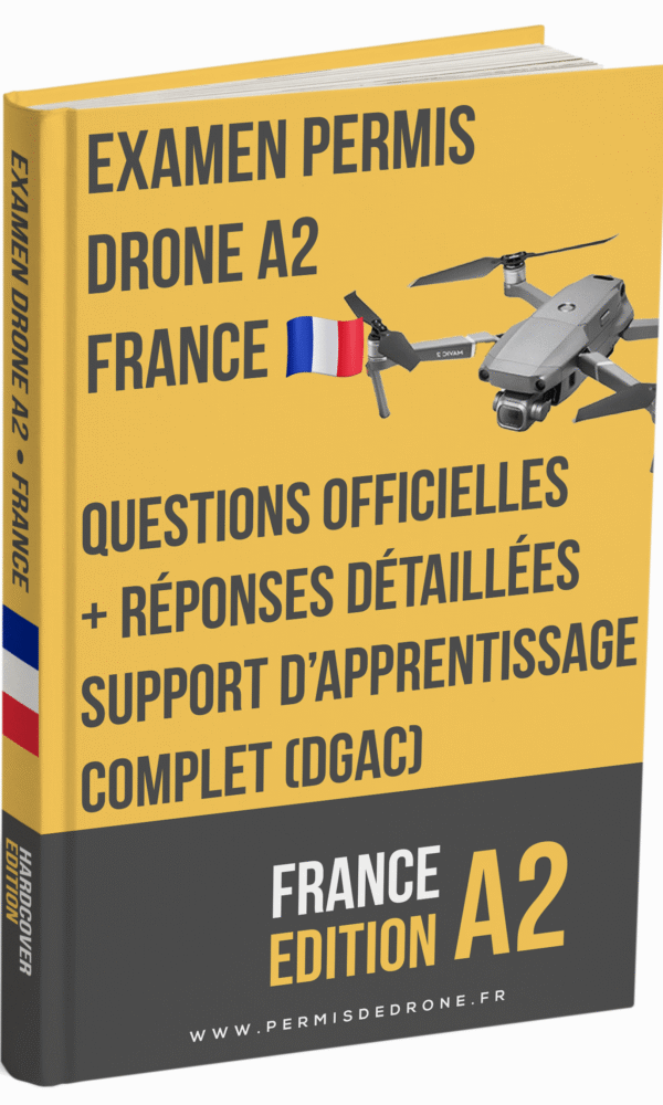 Examen Permis Drone A2 France – Préparation complète avec questions officielles, réponses détaillées et support d'apprentissage (DGAC) – Image 1