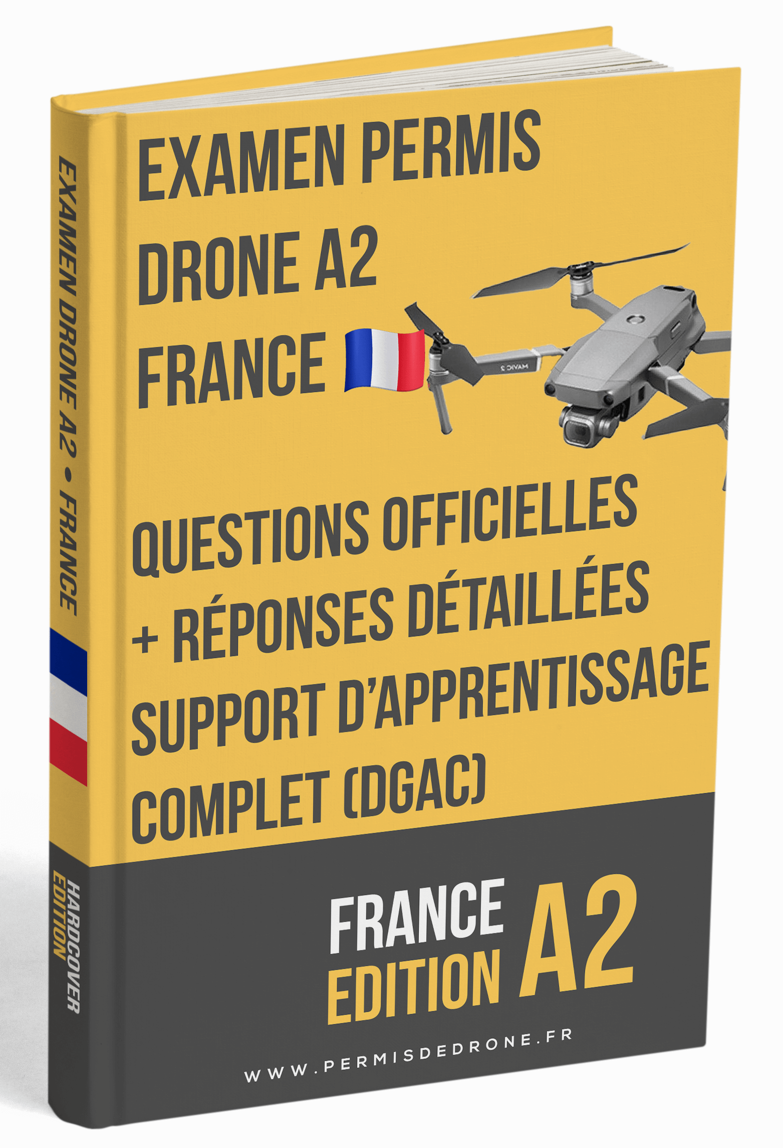 Examen Permis Drone A2 France – Préparation complète avec questions officielles, réponses détaillées et support d'apprentissage (DGAC)