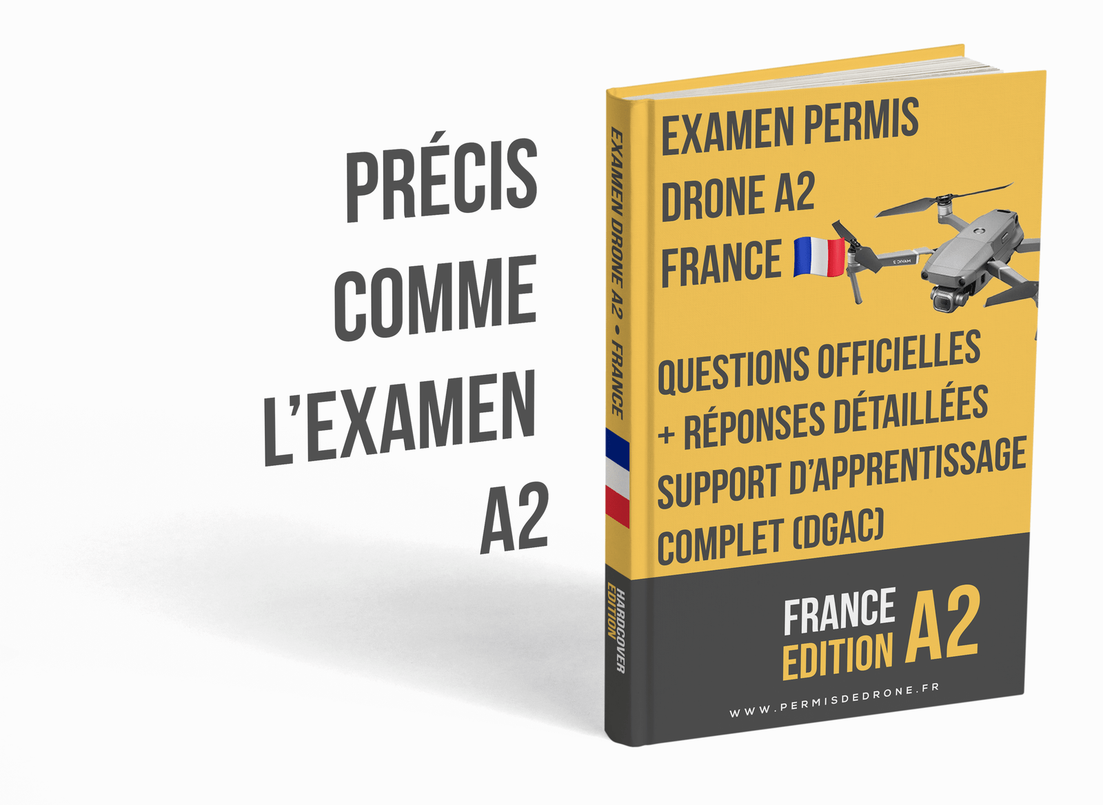 Examen Permis Drone A2 France – Préparation complète avec questions officielles, réponses détaillées et support d'apprentissage (DGAC)