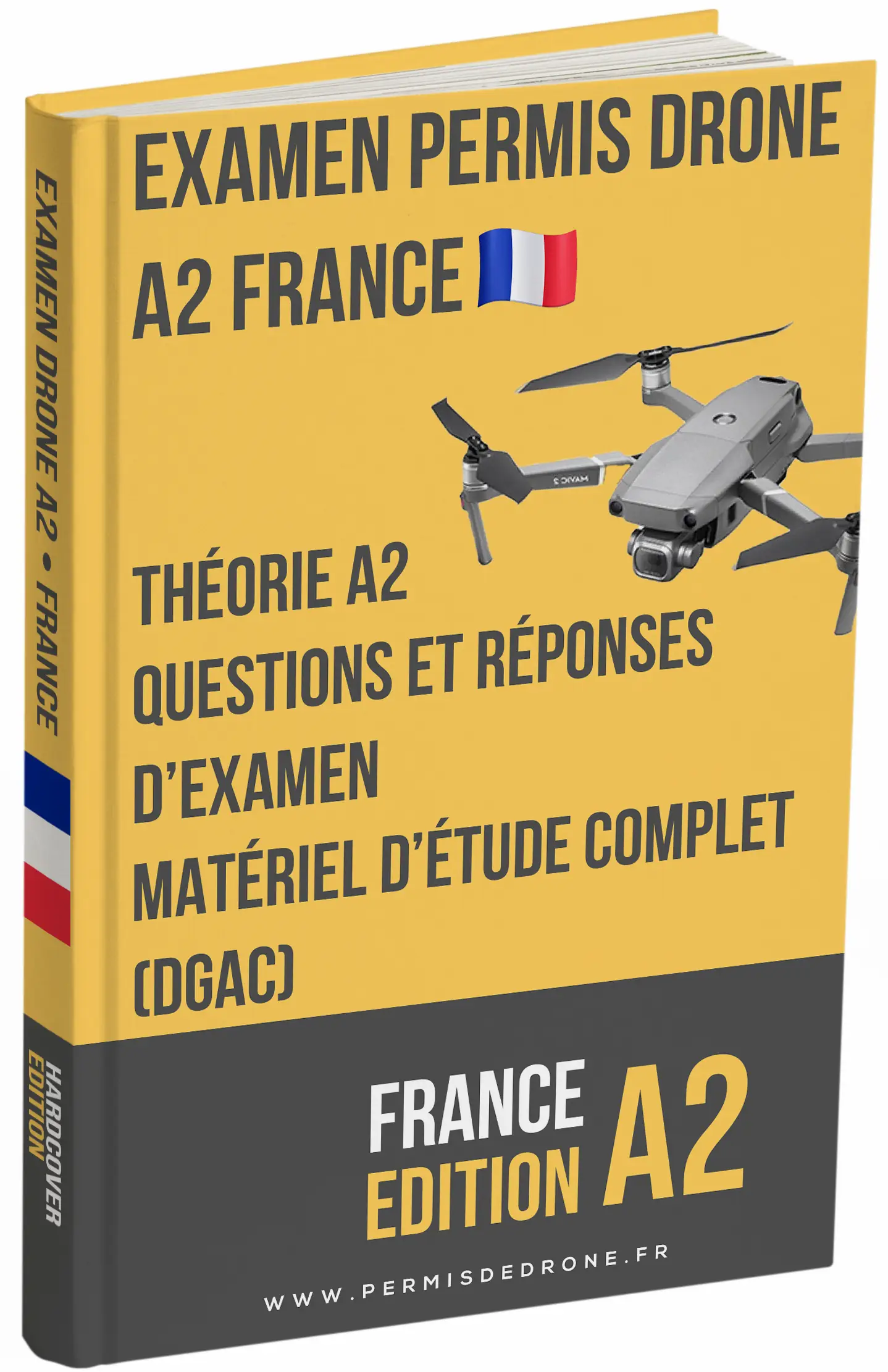 Examen permis drone A2 France – Théorie avancée, support d’étude complet et plus de 500 questions-réponses type examen – Image 1
