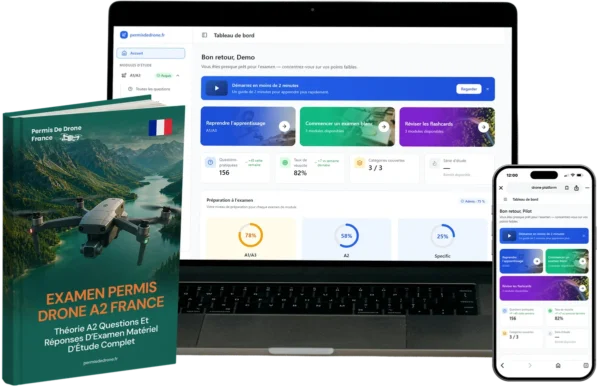A2 permis drone Combo – A2 Formation & plateforme e-learning